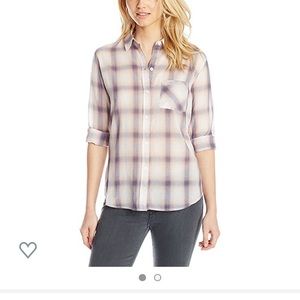 Rails plaid button down shirt